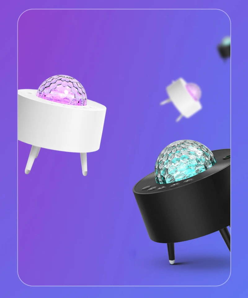 

Умный проектор океанских волн на штативе, ночсветильник, музыкальный плеер с поддержкой Bluetooth, с дистанционным управлением, цветной Led окруж...