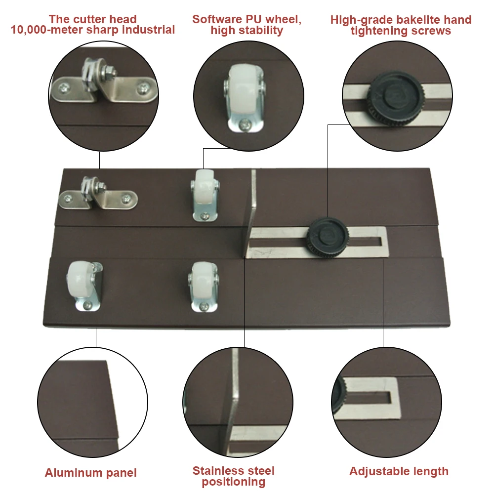 Профессиональный резак для стеклянных бутылок толщина резки 2-10 мм алюминиевый