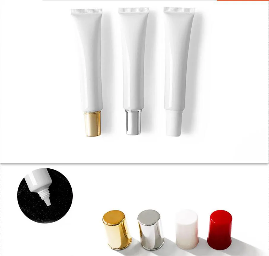 Белая мягкая трубка для мытья 30/40 мл моющее средство эмульсия сывороточная