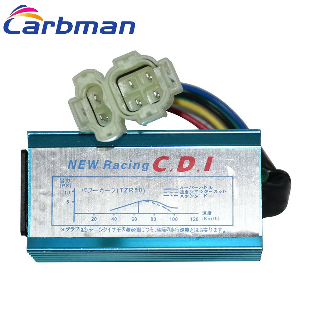 Carbman 6 Pin Performance Racing Cdi для GY6 ATV 50 125 150cc мопед скутер 152QMI 157QMI Новый|Зажигание