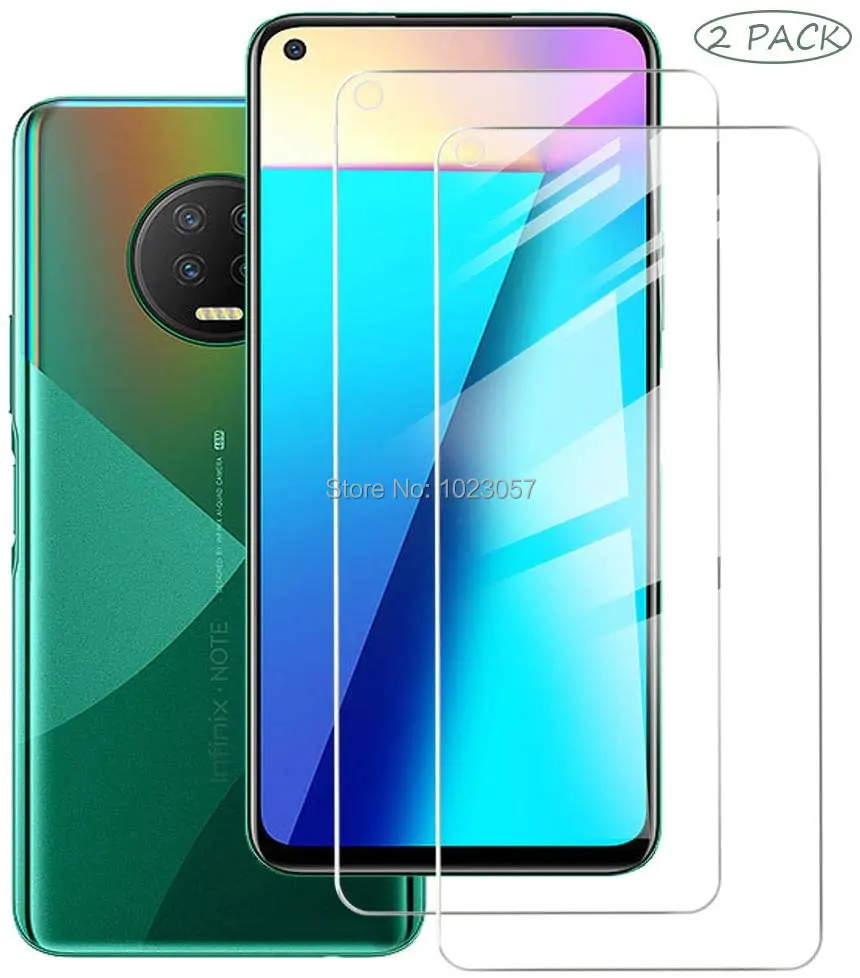 2 шт. стекло для Infinix Note 7 закаленное Защита экрана стеклянная пленка 7|Защитные