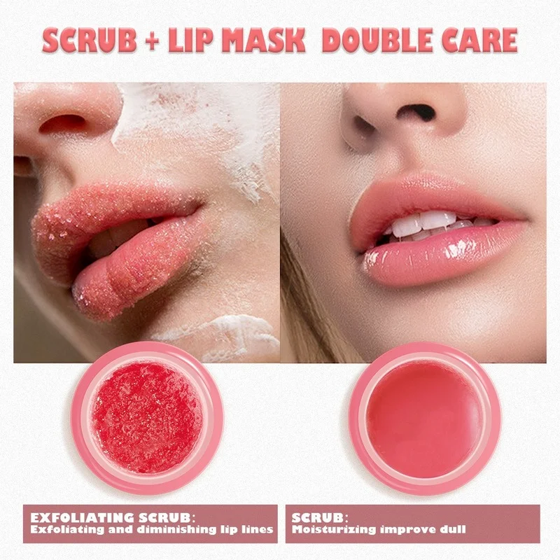 

Moisturizing Lip Mask Fade Lip Wrinkles Lip Cream Lasting Lip Balm Scrub Mask for Face Women Lip Care Cosmetics Beauty Makeup