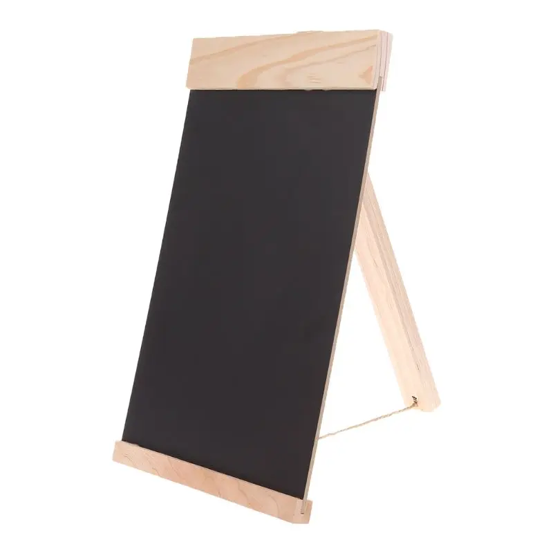 

Desktop Message Blackboard Easel Chalkboard Kids Writing Advertising Board Bar L29K