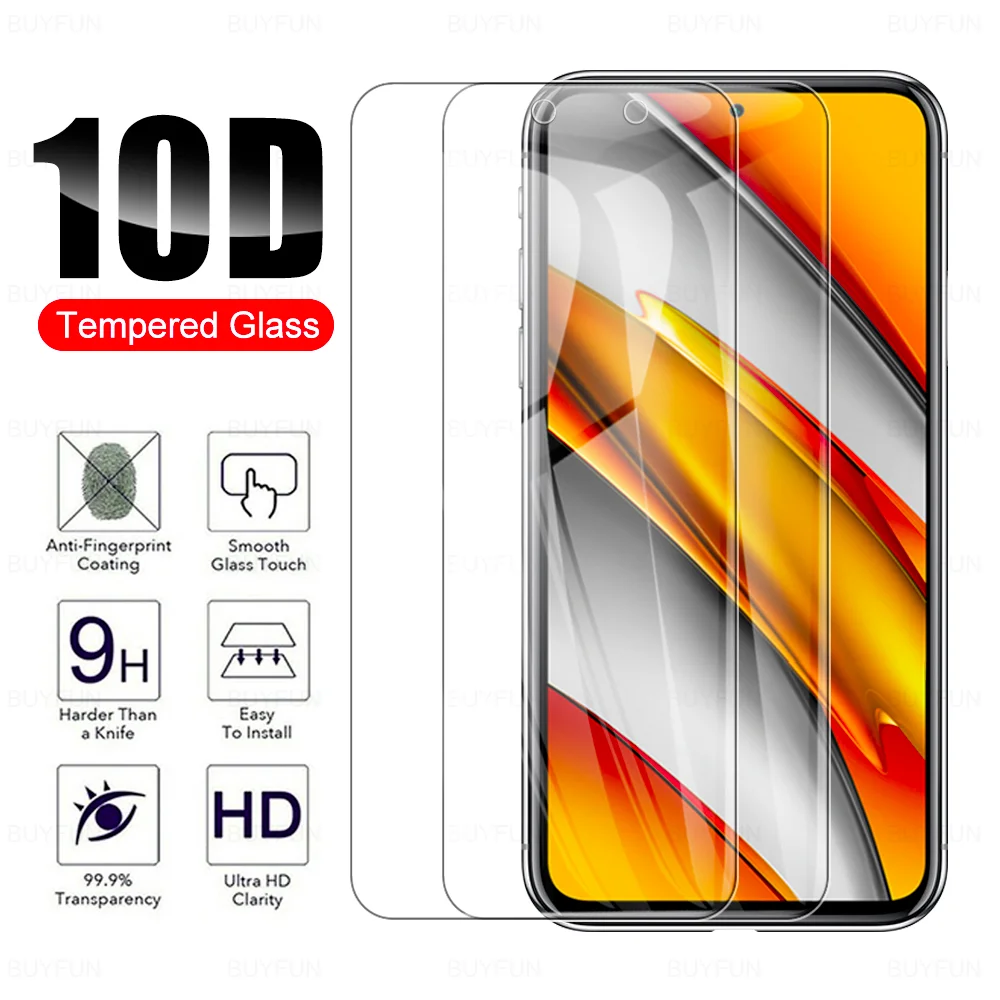 

Оригинальное Защитное стекло для Xiaomi Poco X3pro X3 NFC стекло для Xiaomi Poco M3 F2 Pro F3 6,67 дюймов закаленное стекло coque