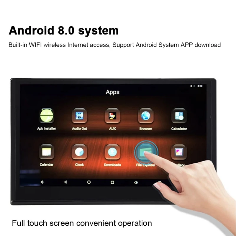 13 3 дюймов Android 8 0 2 ГБ + 32 монитор подголовника автомобиля 1920X1080 4K 1080P Пресс Экран