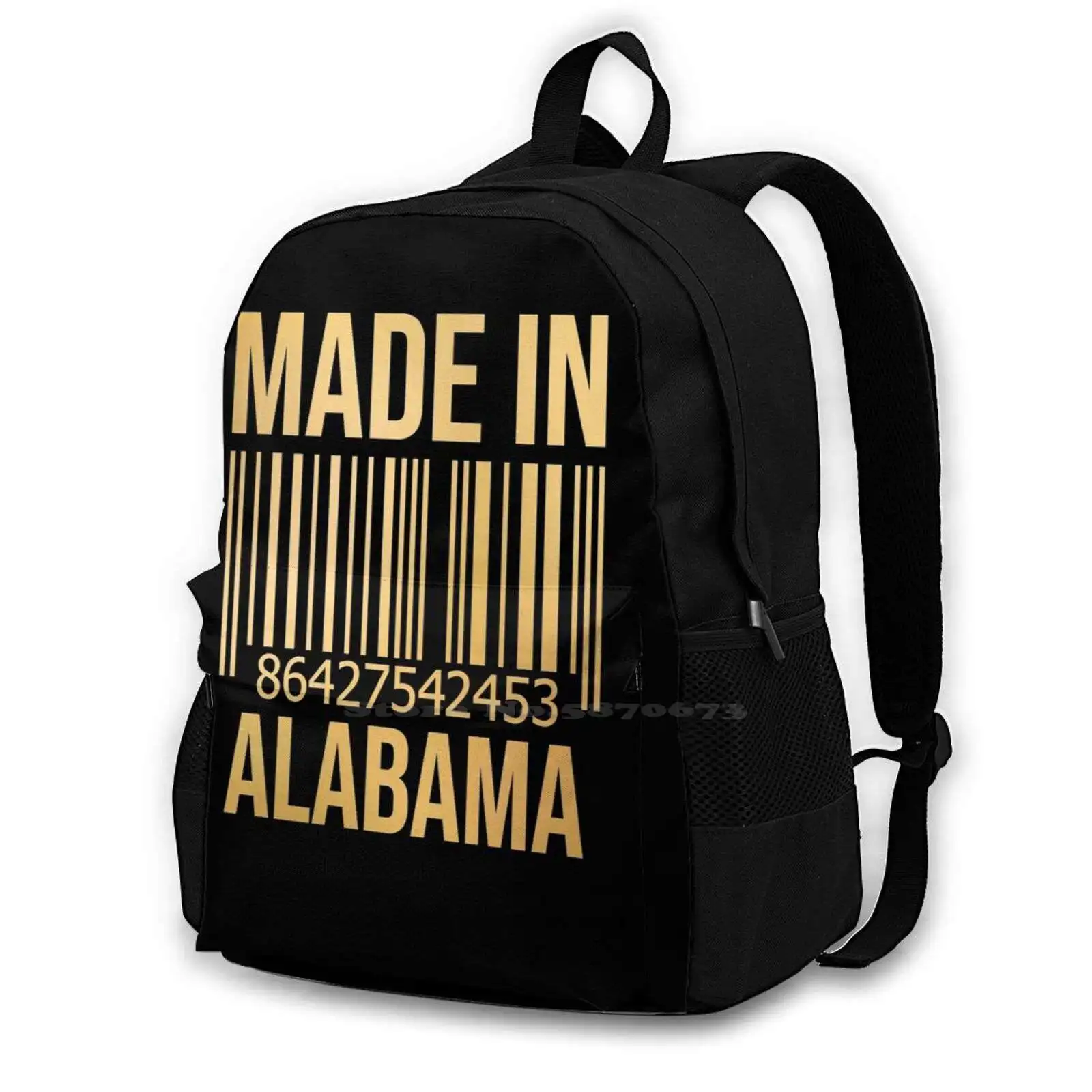 Made In In Gold Women Men Teens Laptop Travel School Bags State Flag Map Travel Pride Usa Men Women Kids Ideas Birthday