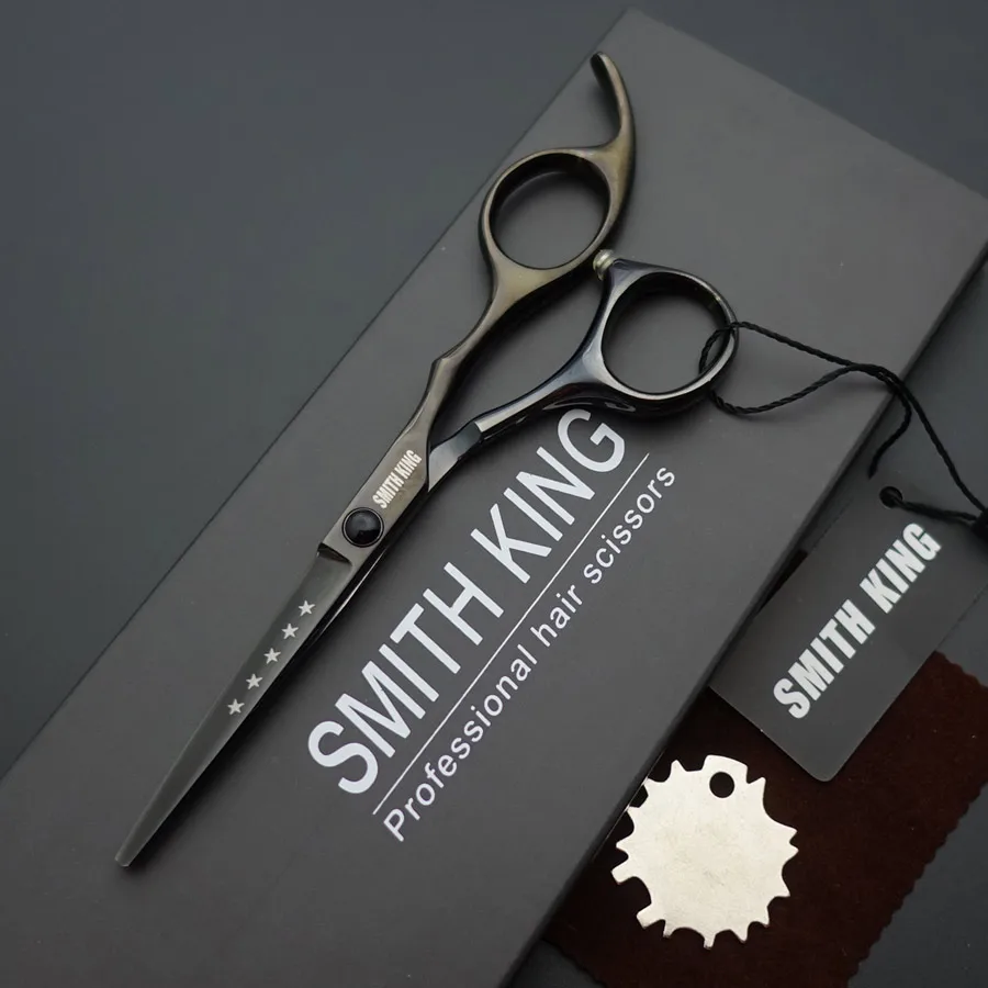 " Профессиональные парикмахерские ножницы, SMITH KING 5 дюймов ножницы для резки Парикмахерские ножницы+ Подарочная коробка/наборы