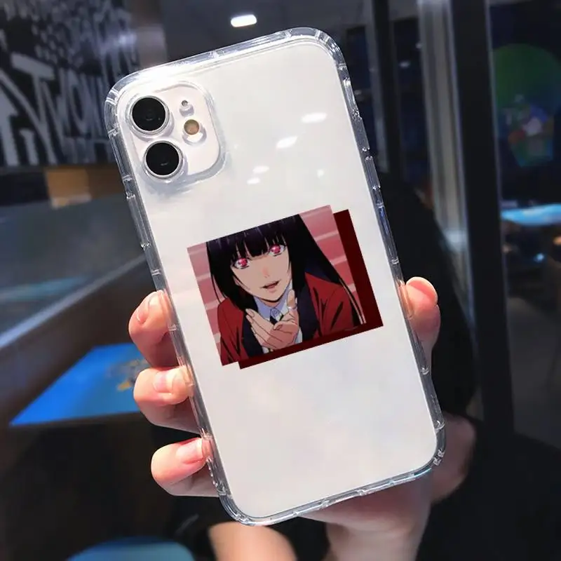 

Kakegurui Jabami Yumeko Phone Case Transparent soft For iphone 5 5s 5c se 6 6s 7 8 11 12 plus mini x xs xr pro max
