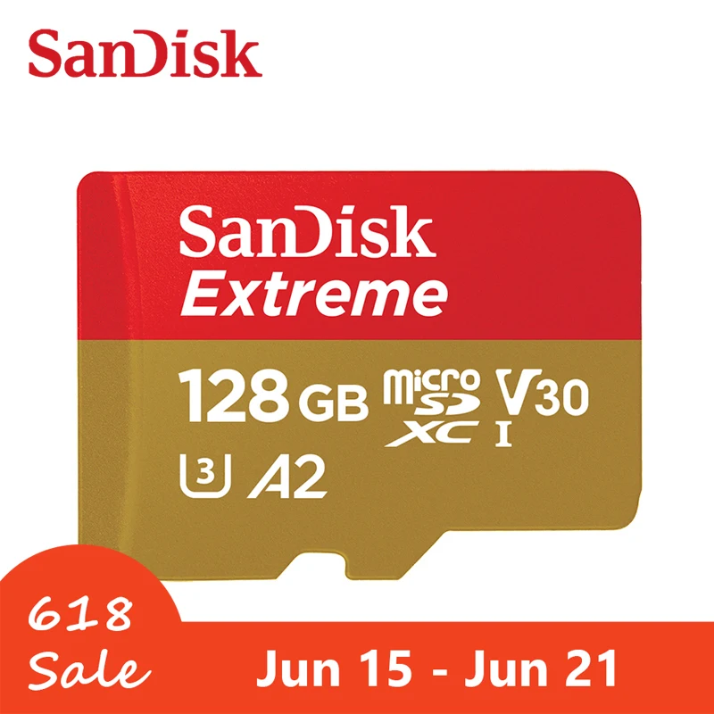 SanDisk Micro SD карта памяти 64 ГБ A2 128 256 160 МБ/с./с|Карты памяти| |