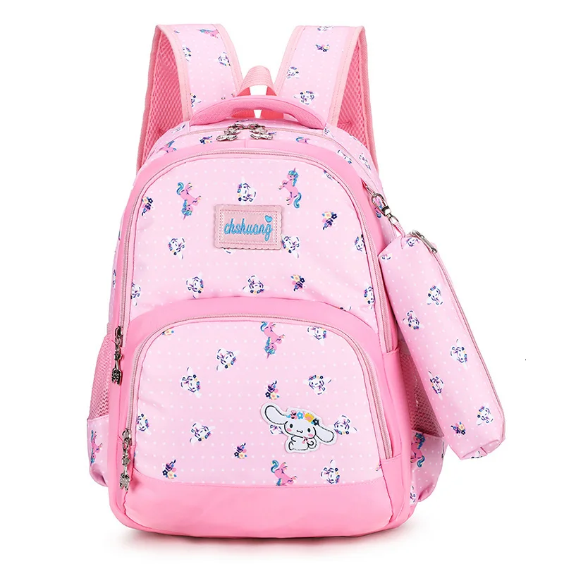 Orthopedics for grades 1-9 Cute Rabbit Girl Suitable School Bags Kids Backpacks Schoolbags for Girls Children School Backpack