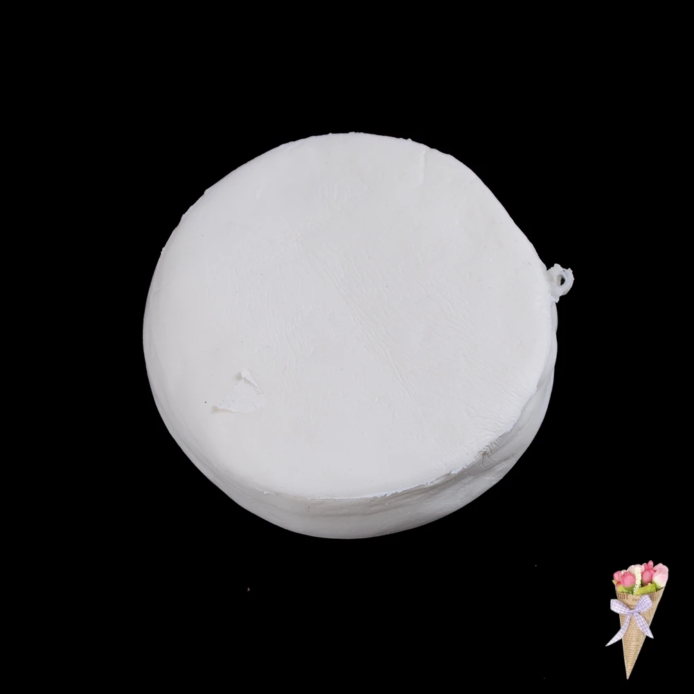 

9CM Novelty White Dough Bun Bread Artificial Soft Slow Rising Squishy Stress Release Toy
