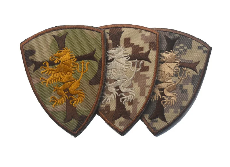 Темно-Синяя команда уплотнения 6 Devgru Лев Крест крестоносца щит Тактический Патч 3D
