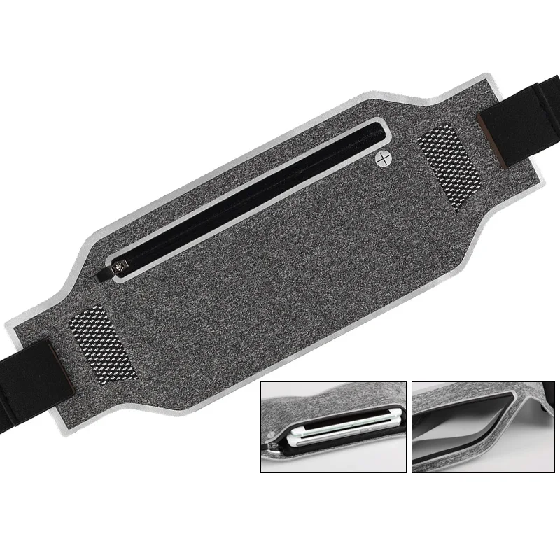 Unisex Waist Pack Pockets Waterproof Fanny Bag Adjustable Belt Phone Pouch for Sports Running Gym AS99 | Мобильные телефоны и
