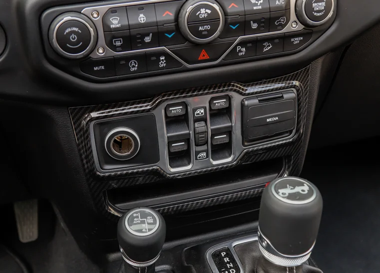 Кнопки переключения стеклоподъемника из углеродного волокна для 2018 Jeep Wrangler JL |