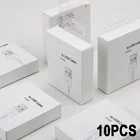10 шт.лот 1м 2М USB зарядный кабель для передачи данных для iPhone 6, 6S, 7, 8 plus X XR XS 11 Pro Max 5S SE телефон зарядное устройство кабель для передачи данных