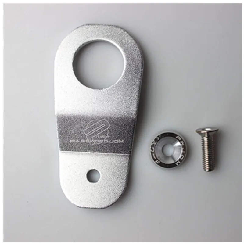 

JDM Гоночный стиль алюминиевый радиатор держатель Монтажный кронштейн с шайбой комплект для Honda civic EK AP DC 96- 00 с логотипом RS-HR004