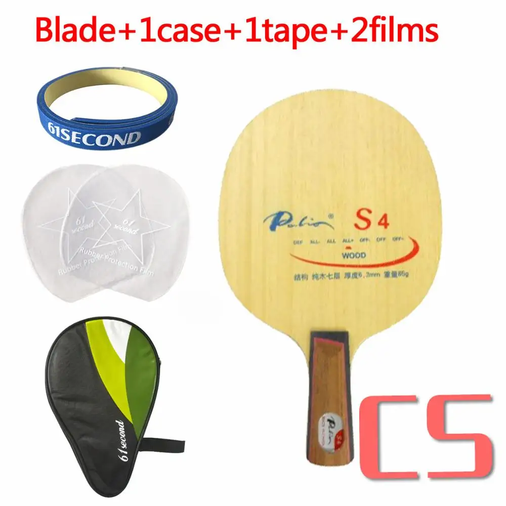 Palio S4(S 4, S-4) Настольный теннис/pingpong blade - Цвет: CS with H 1 case