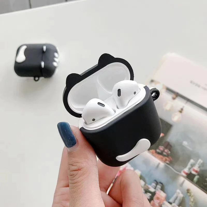 Чехол Huskie Dog для Airpods чехол зарядного бокса беспроводных наушников силиконовый