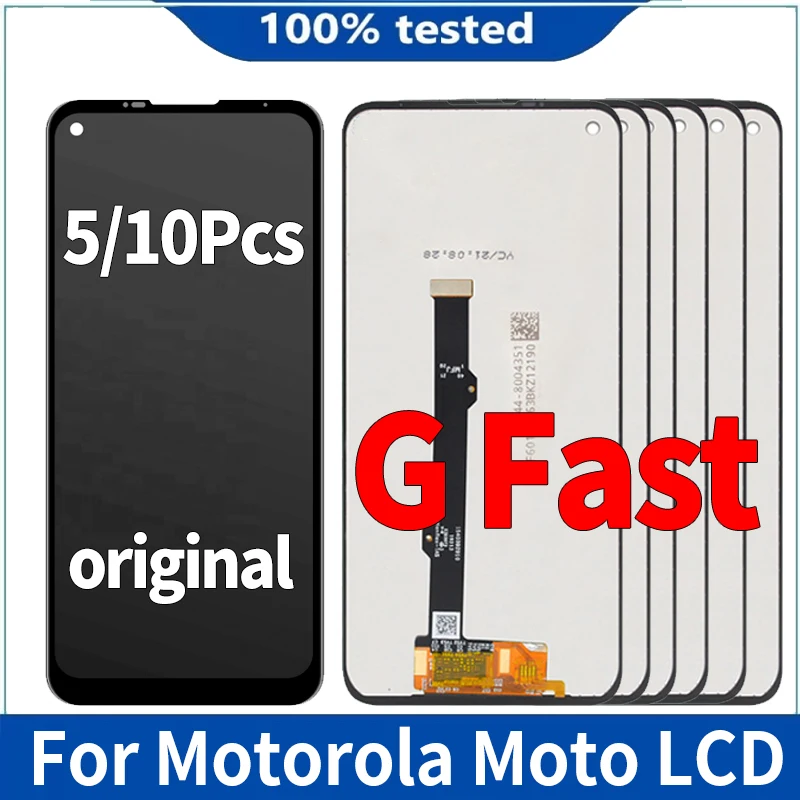 

5/10Pcs/Lot original For Motorola Moto G Fast LCD XT2045-3 Screen Display With Touch Digitizer Assembly Mobile Phone Parts