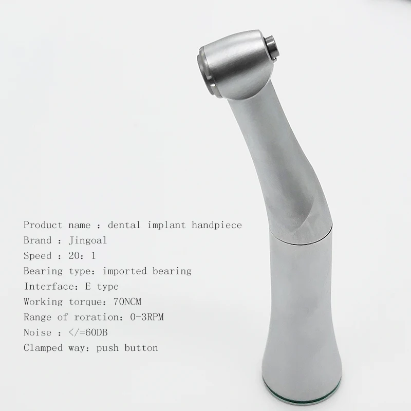 20:1 низкоскоростные стоматологические наконечник имплантата снижение с косым