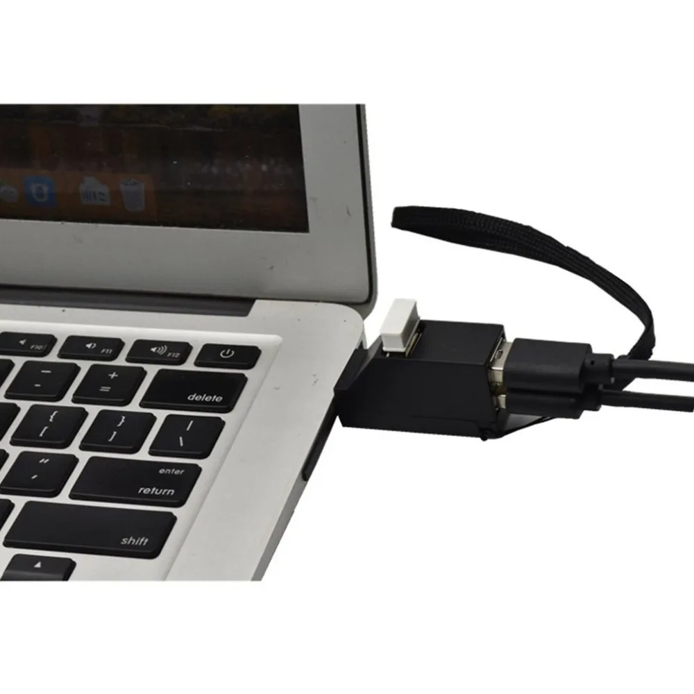 Штекер Mini USB 2 0/3 0 Hi Скорость мульти Порты и разъёмы usb хаб разветвитель адаптер для