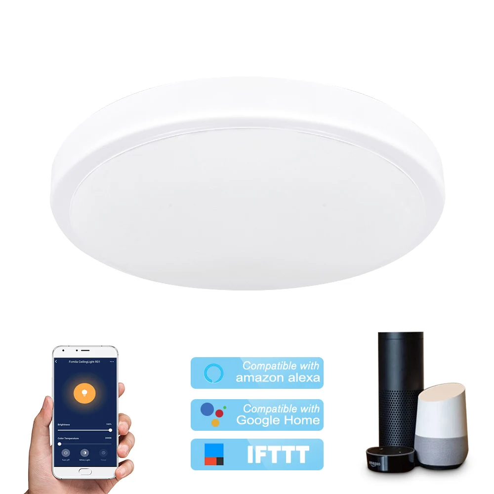 Смарт WI FI потолочный светильник светодиодов облако интеллект дистанционного