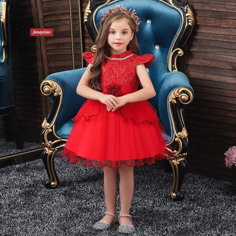 JaneyGao/Платья с цветочным узором для девочек | Свадьбы и торжества