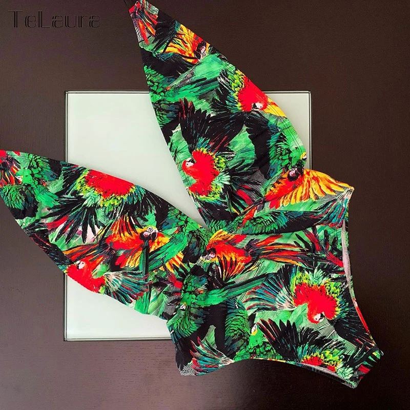 Купальник женский винтажный с высокой талией|Комбинезоны| |