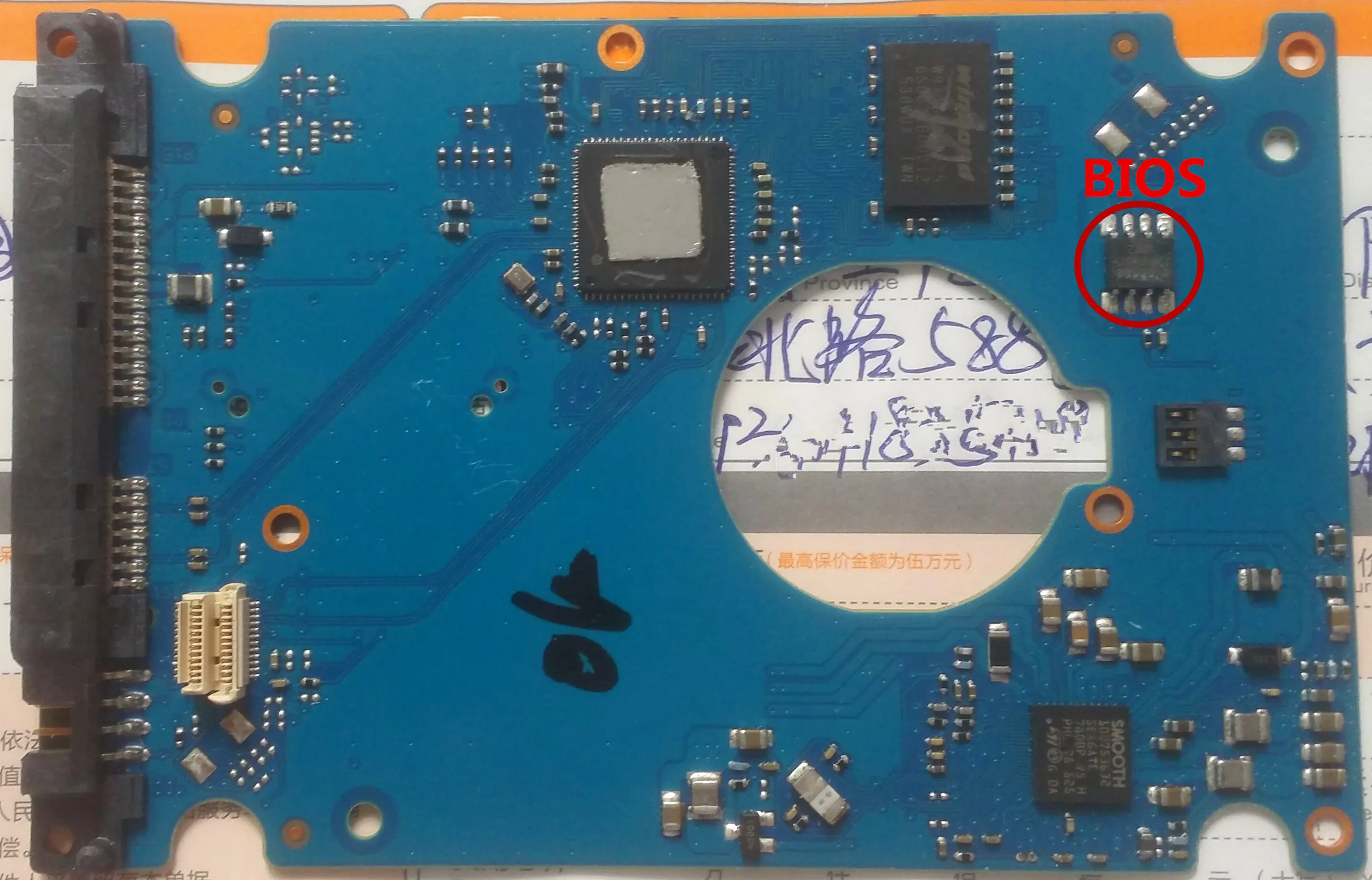 Жесткий диск PCB плата 100771588 REV A для Samsung 2 5 дюймов SATA жесткий восстановление данных