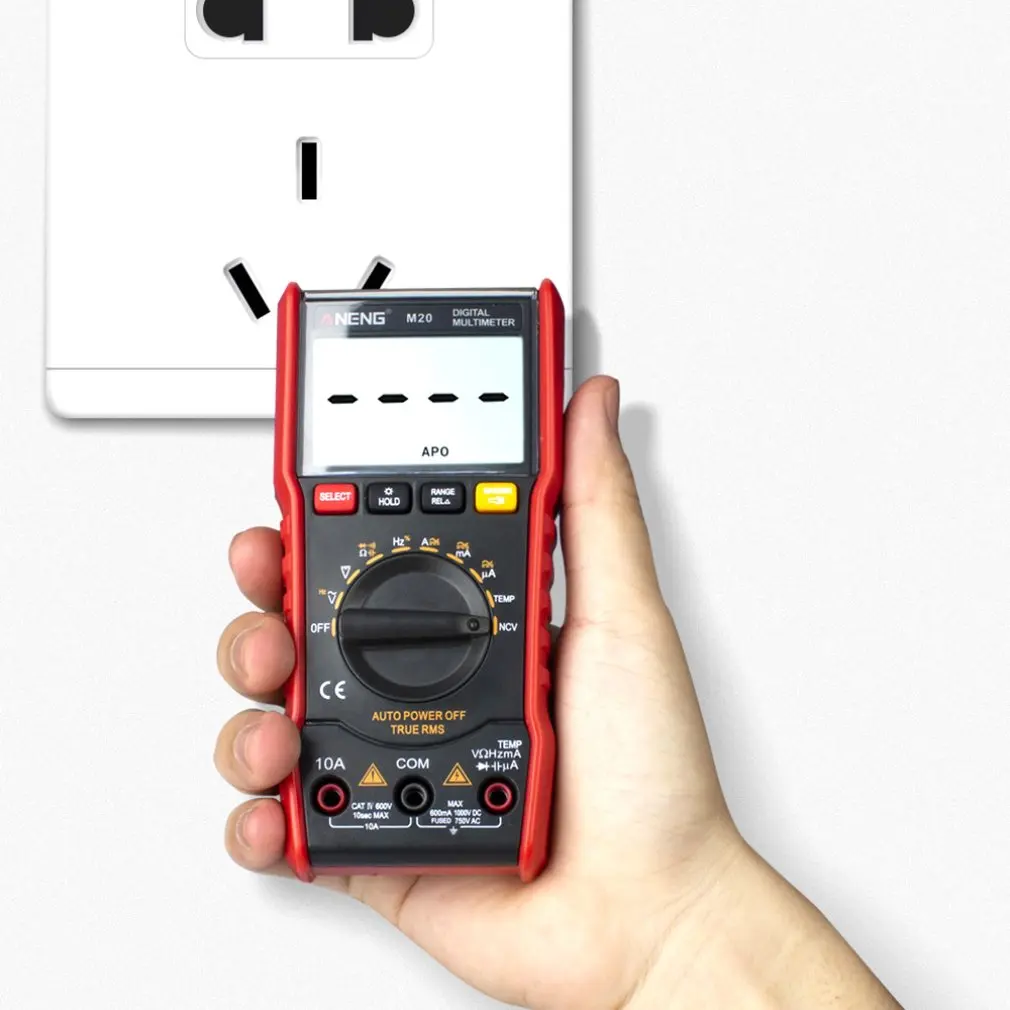 Aneng Цифровой мультиметр портативный автоматический диапазон Универсальные часы