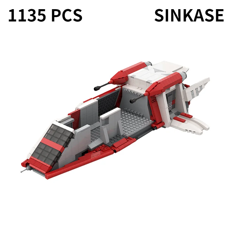 

Набор строительных блоков MOC, Детский конструктор войск и солдаты, космический корабль, модель автомобиля, космические войны, подарок на ден...
