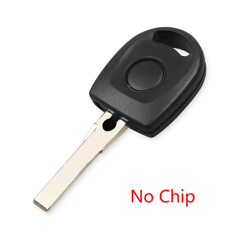 No Chip KEYYOU Автомобильный ключ оболочки ID48 чип для VW Polo Golf для сиденья Ibiza Leon для SKODA Octavia ключ с светильник и батарейкой Uncut HU66 Blade - Количество кнопок: No Chip