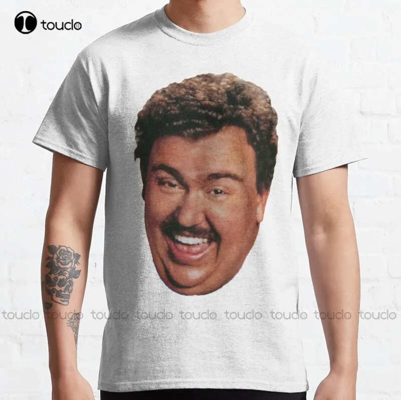 

Классическая футболка New John Candy, хлопковая футболка, женская футболка