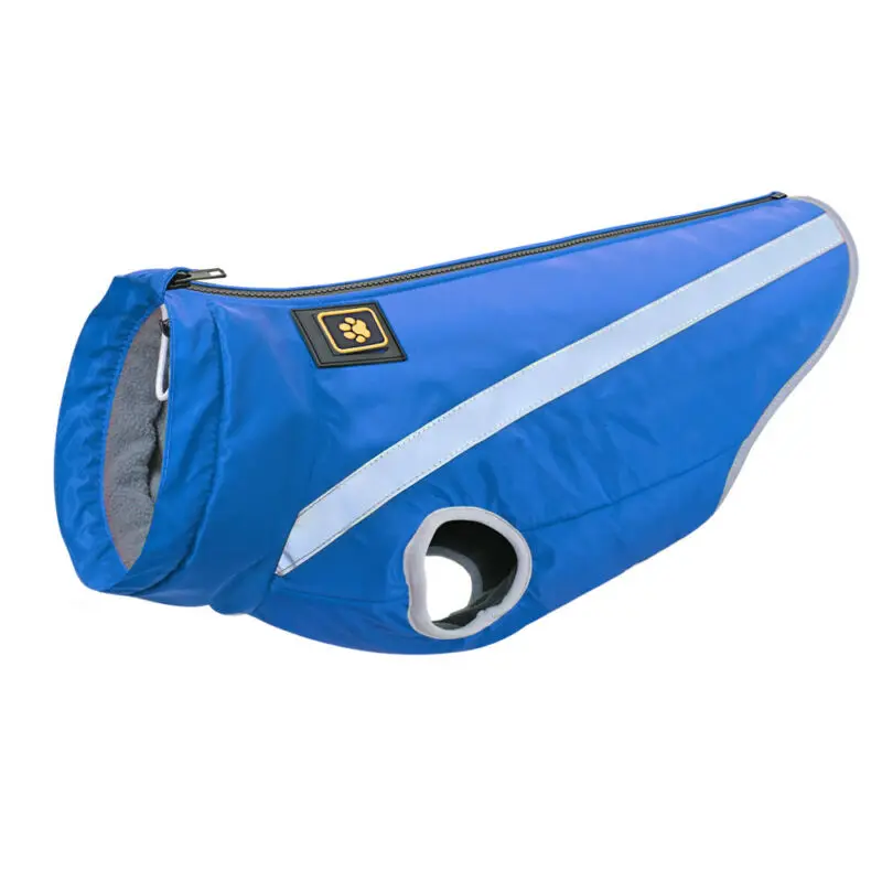 Зимняя теплая одежда с принтом в виде собак Водонепроницаемый Pet стеганый жилет