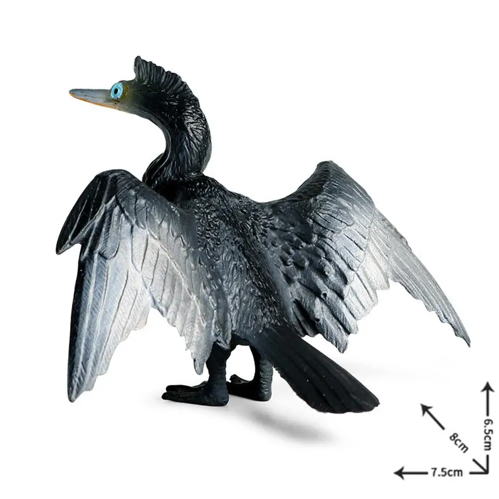 

2.9 Inch Cormorant Animal Toy Set Plastic Play Toys Cormorant Model Action Figures Kids Boy Kids Gift Educational Toy