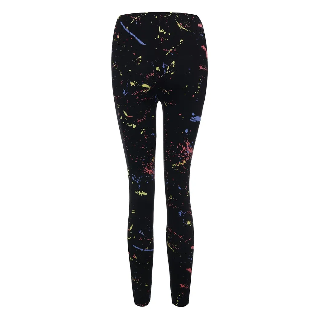 Fashion Women's Multicolor Print Hip Tightness Exercise Running Pants High Waist Run Fitness Push Up hot sale | Женская одежда