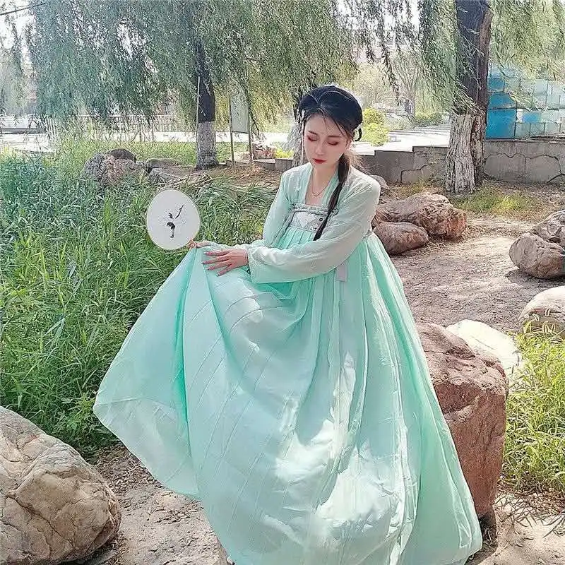 Новинка летнее женское шифоновое сказочное платье с вышивкой традиционные