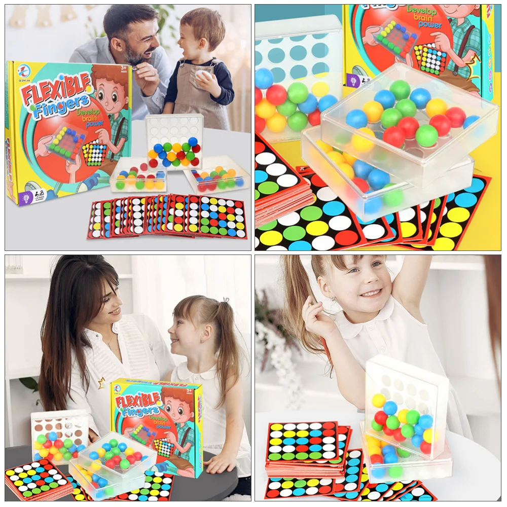 

1 Set of Finger Board Game Toys Chessboard Toys Children Rolling Toys