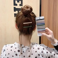 10pcsset korean style sale new items 2021 for women sweet beauty solid hair clip wholesale lots accessories fresh hairpin girls