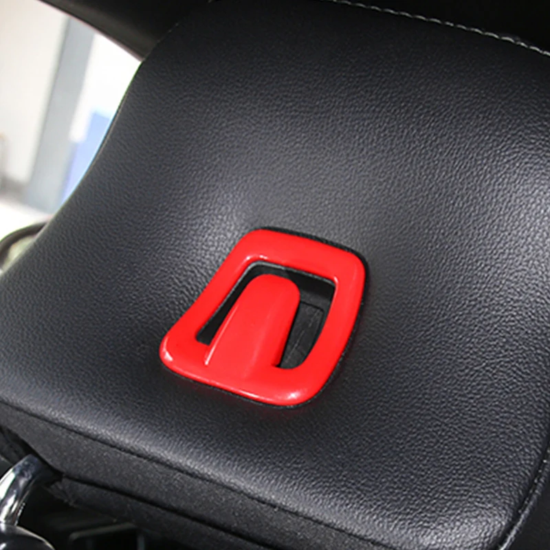 

car seat hook Headrest backrest hook cover decoration sticker For Ford Mustang 15-19 GT 5.0