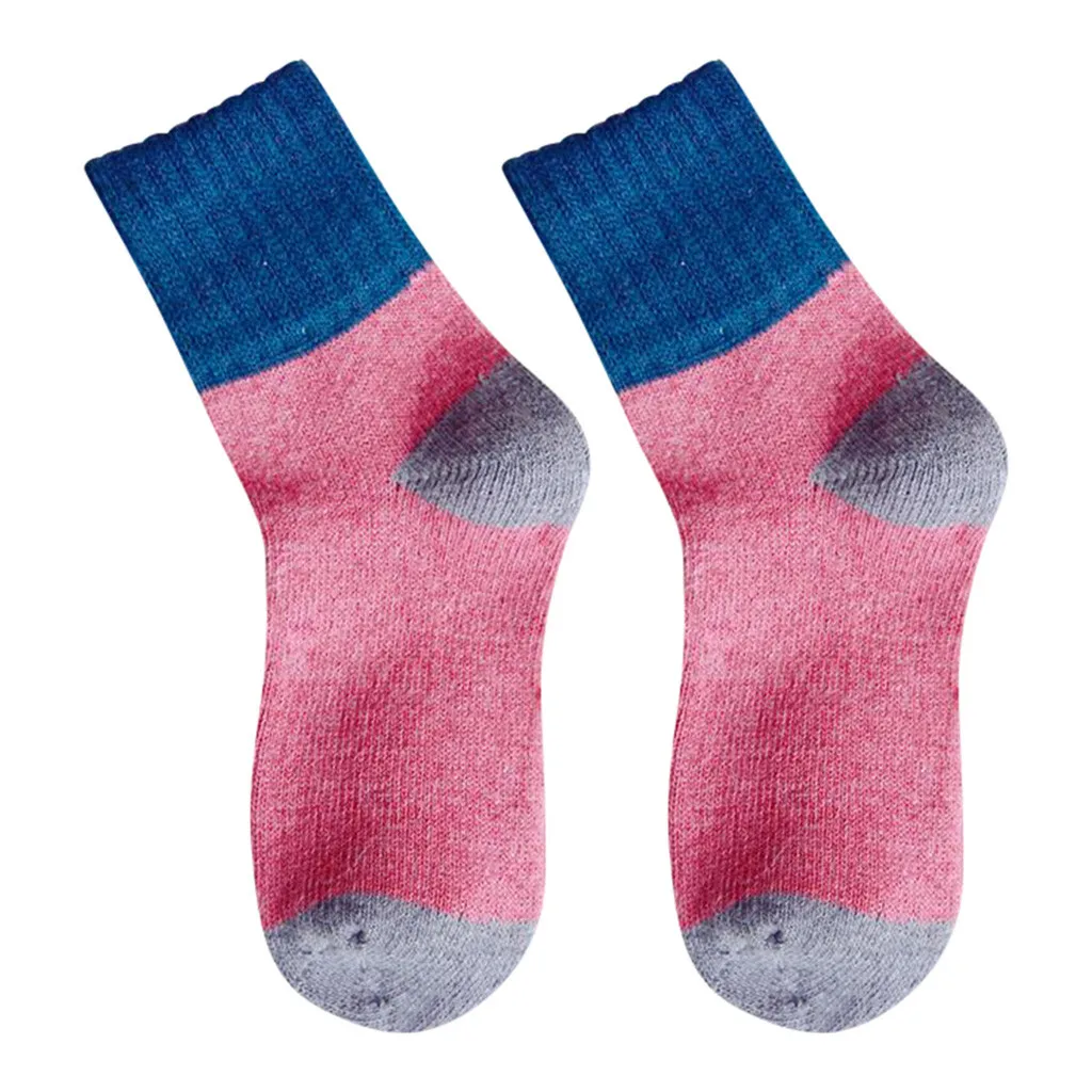 Мягкие дышащие носки Зимние женские модные повседневные теплые толстые