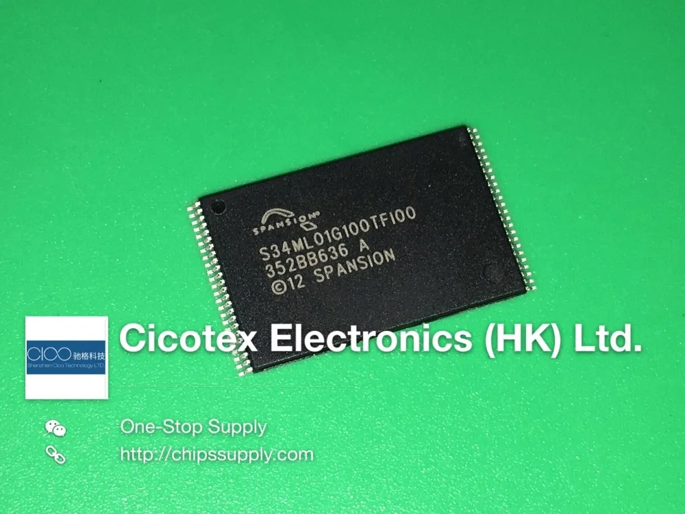 2 шт./лот S34ML01G100TFI000 TSOP48 IC флэш-памяти 1 Гбит 25NS 48tsop S34ML01G100TFI00 |