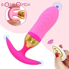 Трусики носимые бабочка фаллоимитатор вибратор Стимулятор клитора 10 скоростей вибрирующий G точечный массажер интимные игрушки для женщин мастурбатор