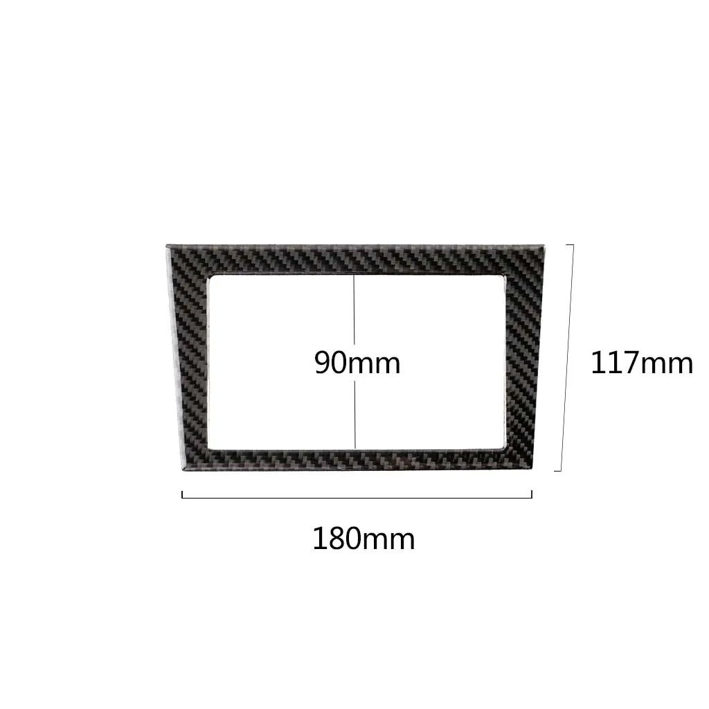

Carbon Fiber Console GPS Navigation Frame Cover Trim Sticker For Infiniti Q50 Q60 14-19