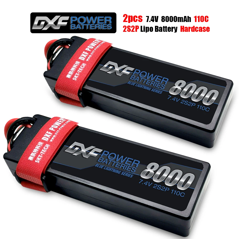 dxf 2 шт lipo батарея 2s 3s 4s 74 v 111 v 148 v 5200 8000mah 8400 100c 200c 110c 220c 120c 240c