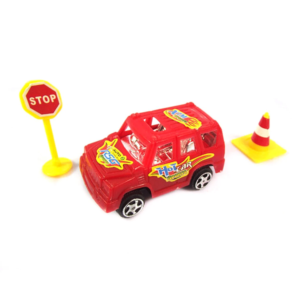 New Arrival 10 Pcs Traffic Signage Model Road Signs Toys Engineering DIY Mini Dropshipping | Игрушки и хобби