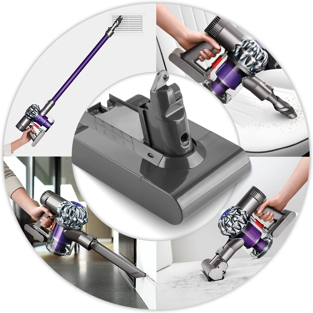 

ENERGUP KC Certificates Replacement lithium ion Battery Pack for Dyson Battery DC58 DC61 DC62 V6 Vacuum Cleaner