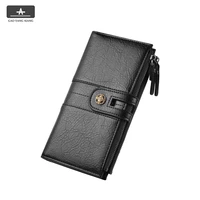 hot new wallet men pu leather long style card holder mens wallett slim credit money bag male coin purses high quality cartera