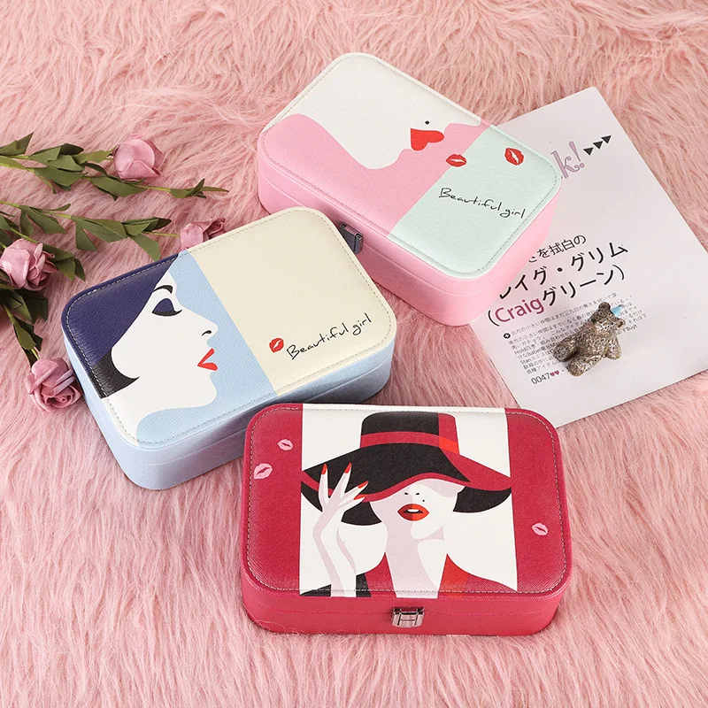 Изысканная портативная мини-шкатулка для ювелирных изделий креативная