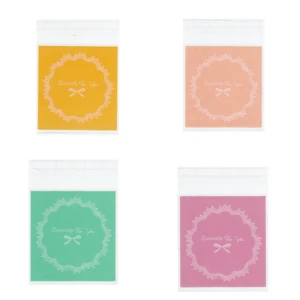 Пластиковые целлофановые пакеты для печенья, конфеты, подарочные пакеты, сумка для ювелирных изделий, самоклеющийся клейкий мешочек, сделай сам, свадьба, день рождения, подарочная упаковка